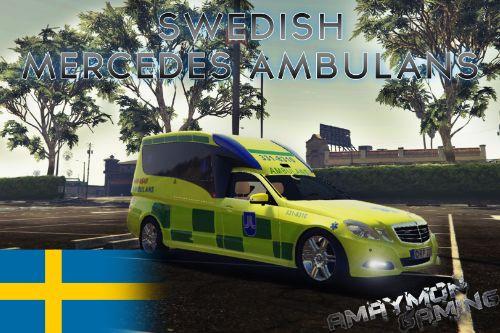Swedish Ambulance Mercedes E-Class